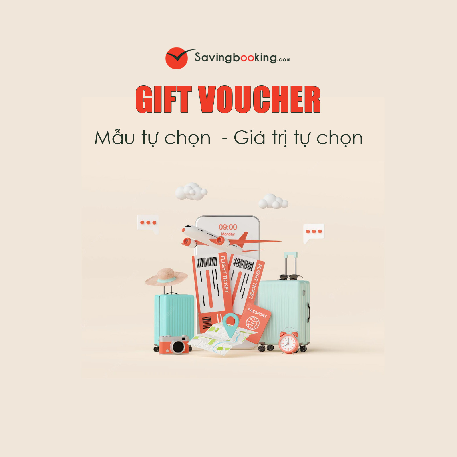 Voucher quà tặng ý nghĩa dành cho 8/3